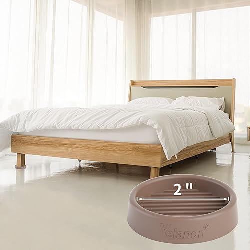 Miniatura 68 de Yelanon Almohadillas antideslizantes para suelos de madera dura, 8 posavasos de muebles de 3 pulgadas, agarres antideslizantes para muebles, patas