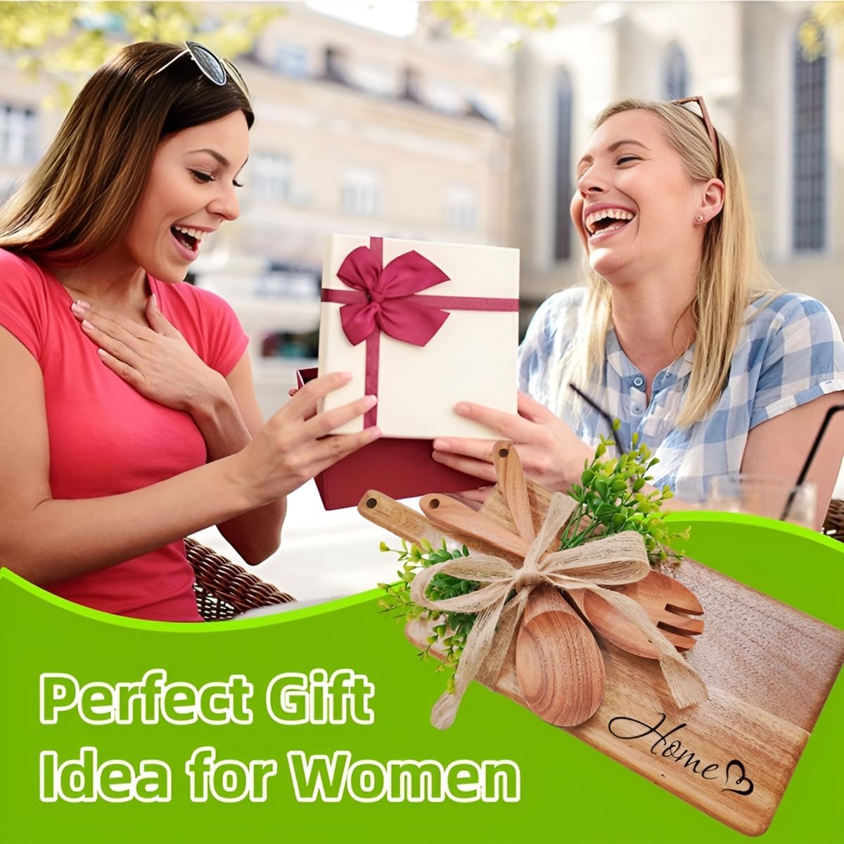 Housewarming Gifts New Home Gift Idea, First Home Gift for Women Men Homeowner, Closing Gifts for Home Buyers, Wooden Cutting Boards Gift Set, New Apartment Essentials New Adventure New Memories