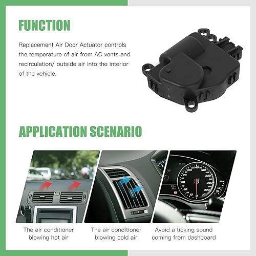 Miniatura 5 de SCITOO Repuesto de actuador de puerta de mezcla de calentador HVAC para Ford para Expedition 2018, para Ford F-150 2015-2018, para Ford para F-250