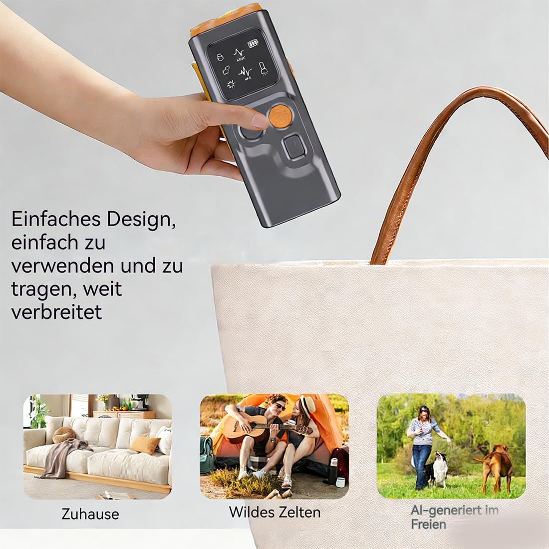 Hundetrainer, Ultraschall-Anti-Bell-Gerät Gegen Hundebellen, Für Ruhe in Haus & Garten, Stoppt Bellen Automatisch Sofort, 3 Modi, USB-Aufladung (1PC-B)