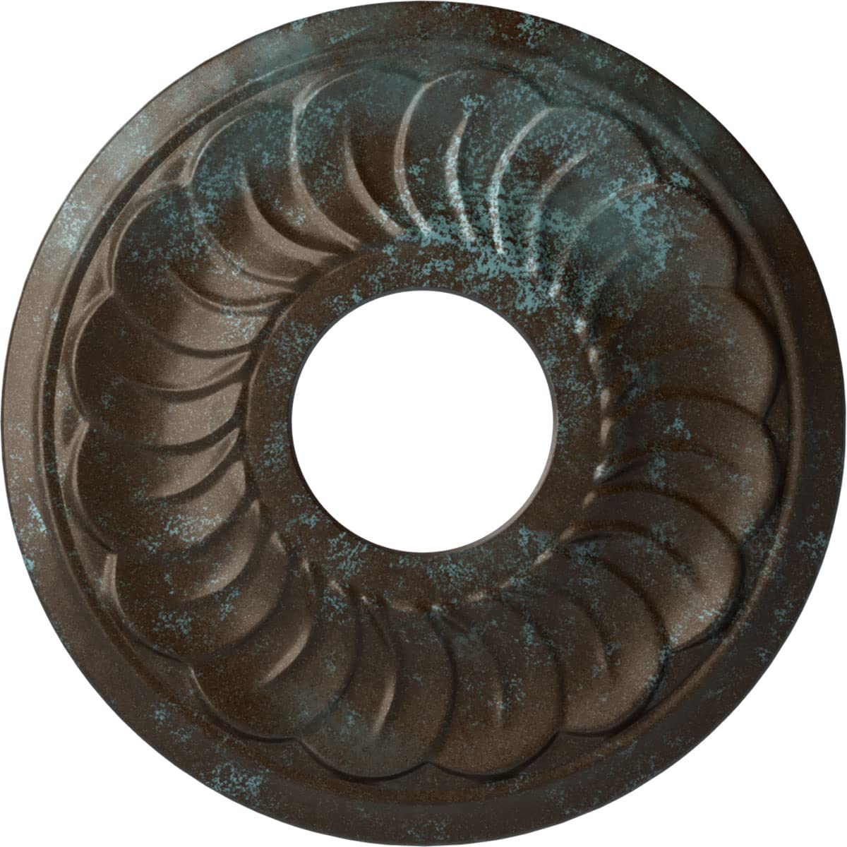 Ekena Millwork Jet Blackthorne Ceiling Medallion, Steel Gray — Amazon image 30