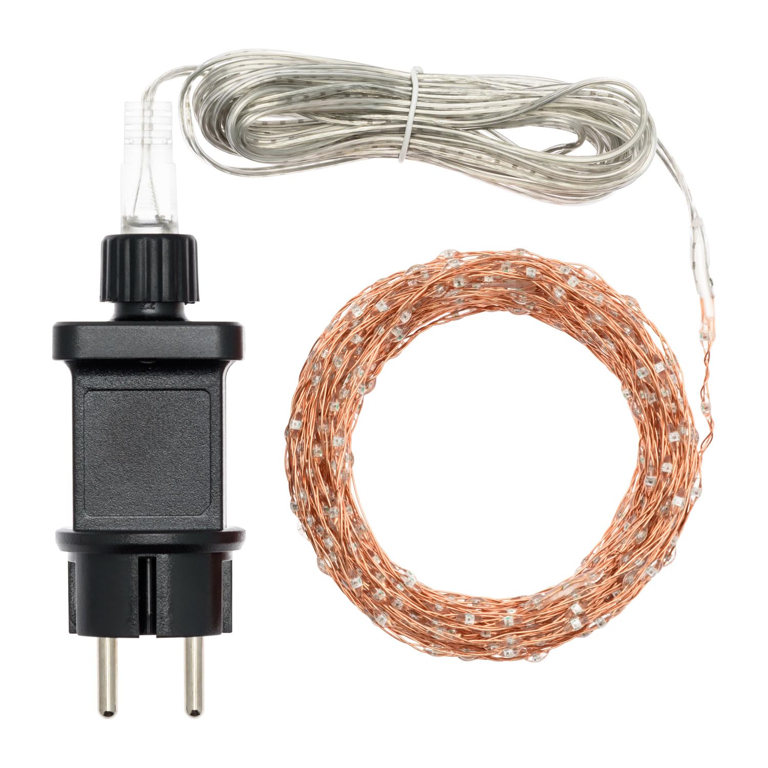 iperbriko Catena Multiflash RGB 625 MicroLED (1,6cm) Cavo Rame 10m