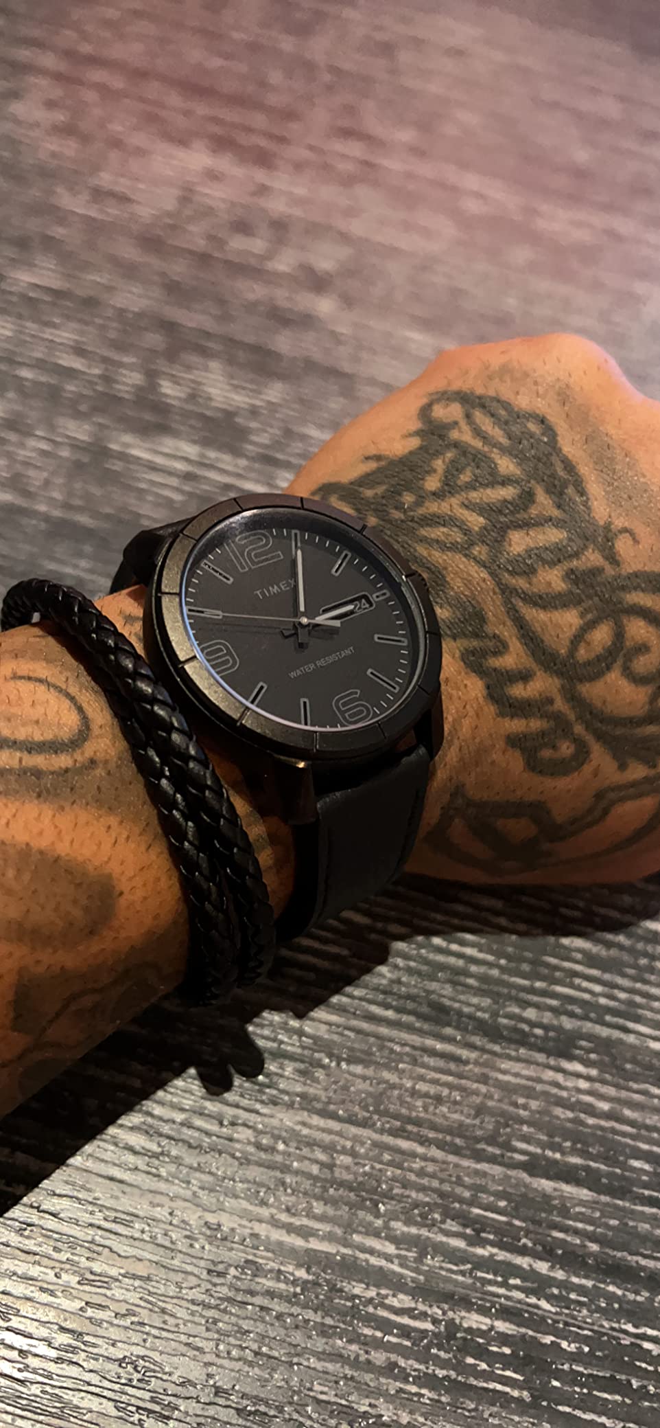 10/mo Finance Timex Men's Mod 44 Leather Strap Watch Buy Now, Pay