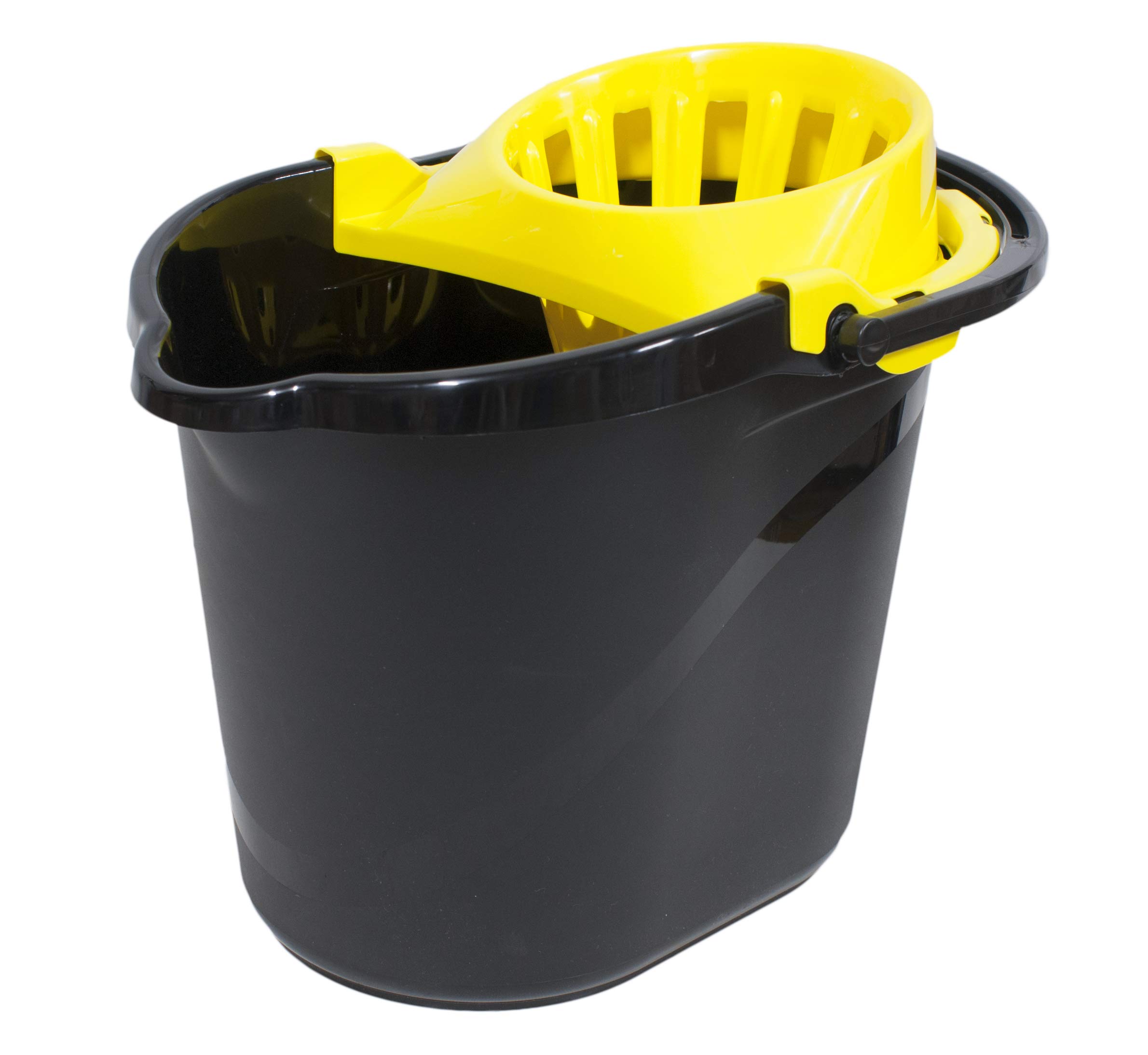 HOUSE COLLECTION Secchio Rettangolare Con Strizzatore 15 Lt - Multicolore - Per Pulizie E Lavoretti - Foto 3