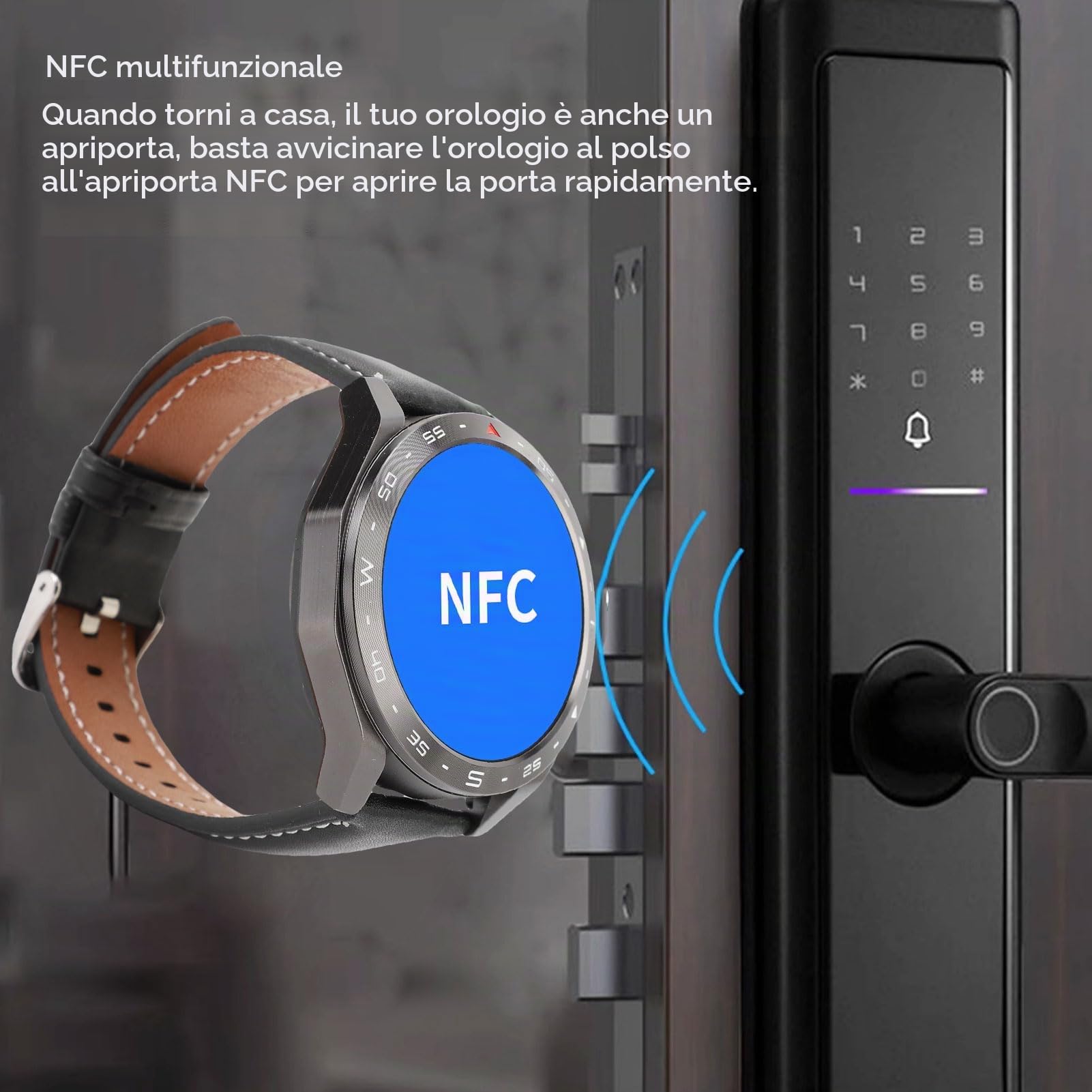 Orologio Intelligente con Auricolari, 2 in 1 Bluetooth Smartwatch Uomini Donne, IP67 Proof D'acqua, Previsioni Meteorologiche, Timer, Allarme, Promemoria Sedentario