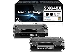 Q7553XD HP 53X Toner Cartridge 2-Pack High Yield for HP Laser Printers