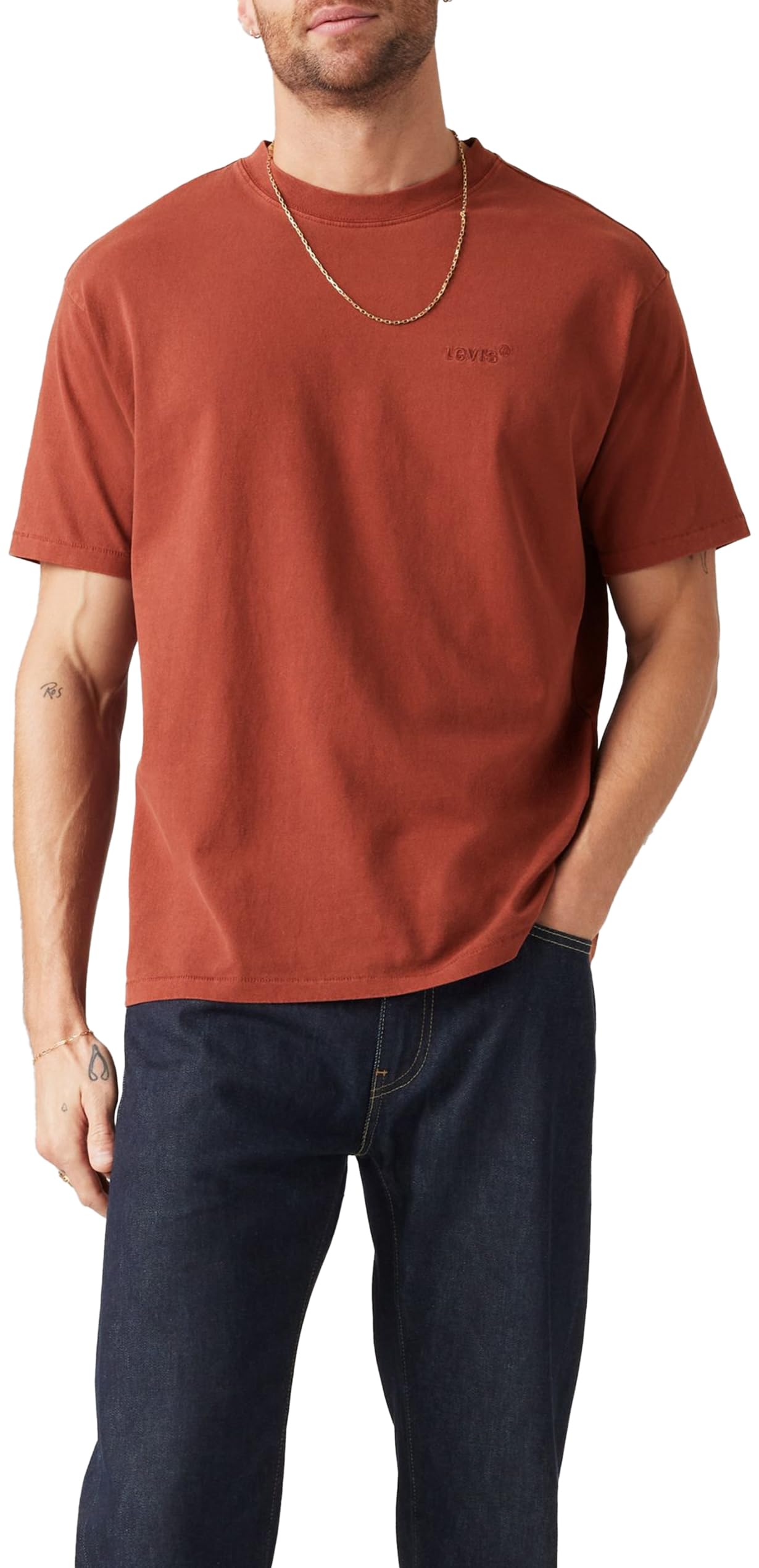 Levi's A0637-0147 Men's Tops, Green, XS