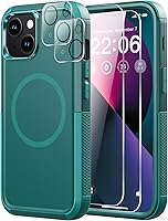 Vista 30 de Diverbox Funda para iPhone 13 [compatible con MagSafe] [con protector de pantalla] [a prueba de golpes] [a prueba de caídas] Funda de protección