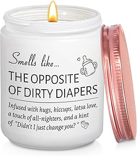 New Parents Gifts for Couples, New Mom & Dad Candle Gift for First Fathers Mothers Day Gifts for Expecting Mom Mother Dad to be, Postpartum Present, Baby Shower Gender Reveal Gift Ideas