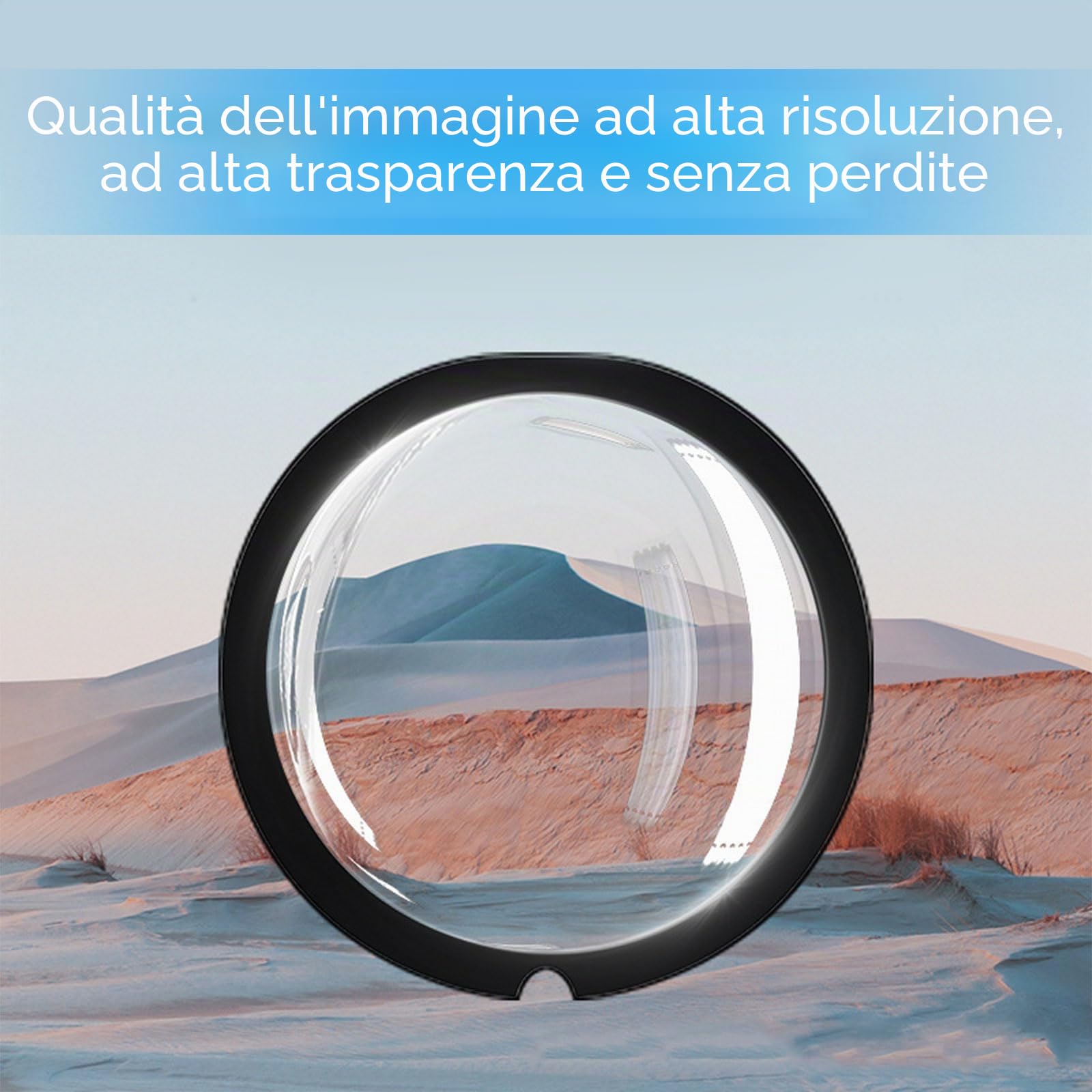 2 Pellicole Protettive In PC Per Obiettivo Insta360 X3 – Girevoli, Antigraffio E Antipolvere, Set Anteriore E Posteriore