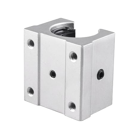 4Pcs SBR16UU Linear Rail Bearing Slide Block 16mm Aluminum Open Block, CNC Parts for SBR16 16mm Linear Guide Rail