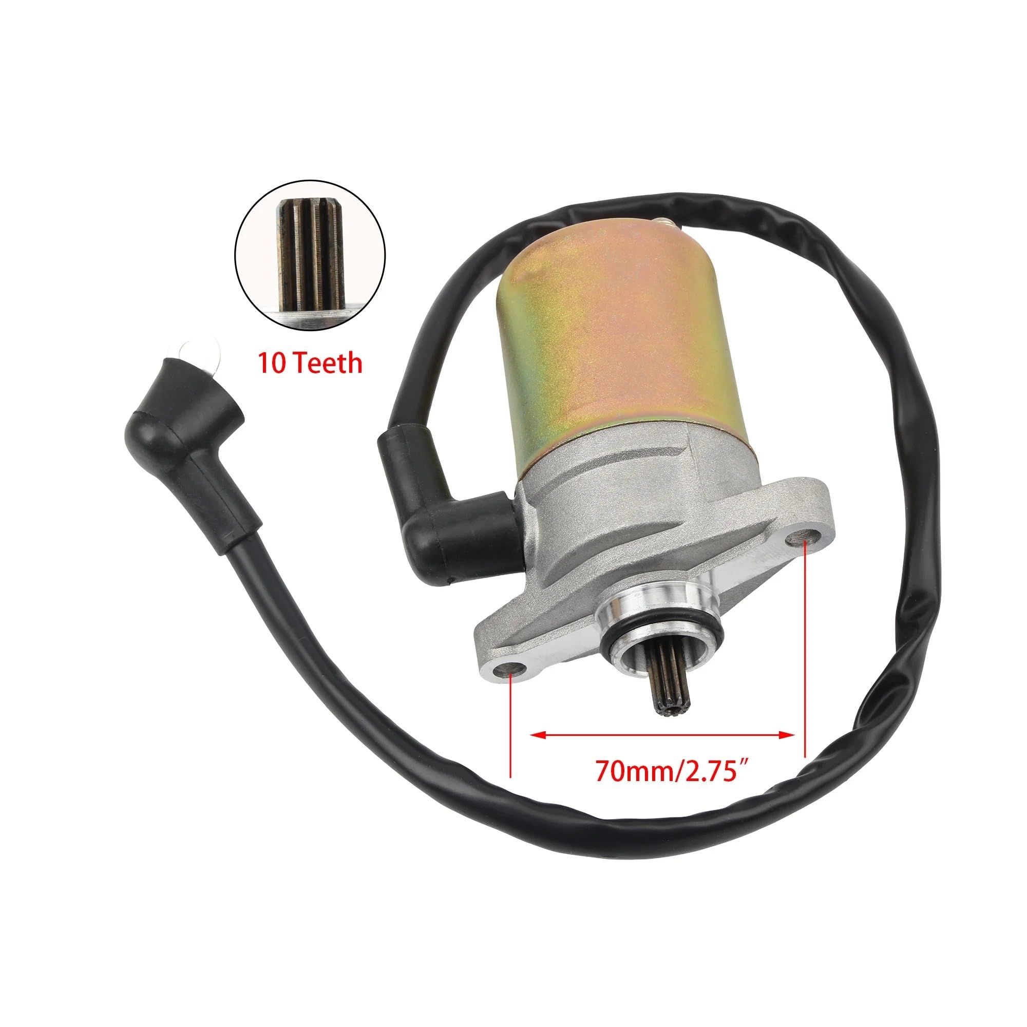 Motorino avviamento Per GY6 50cc 60cc 80cc 100cc 4 Tempi QMB139 Motore Scooter Ciclomotore ATV Universale Accessori Avviamento