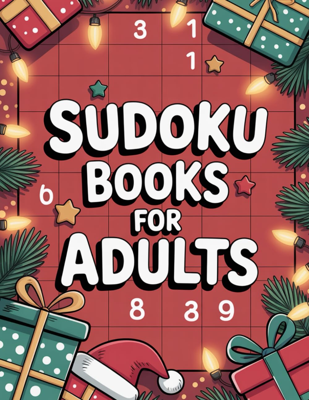 Sudoku Books for Adults: Christmas: Calm Immersive Puzzle Workbook for Grown-Ups