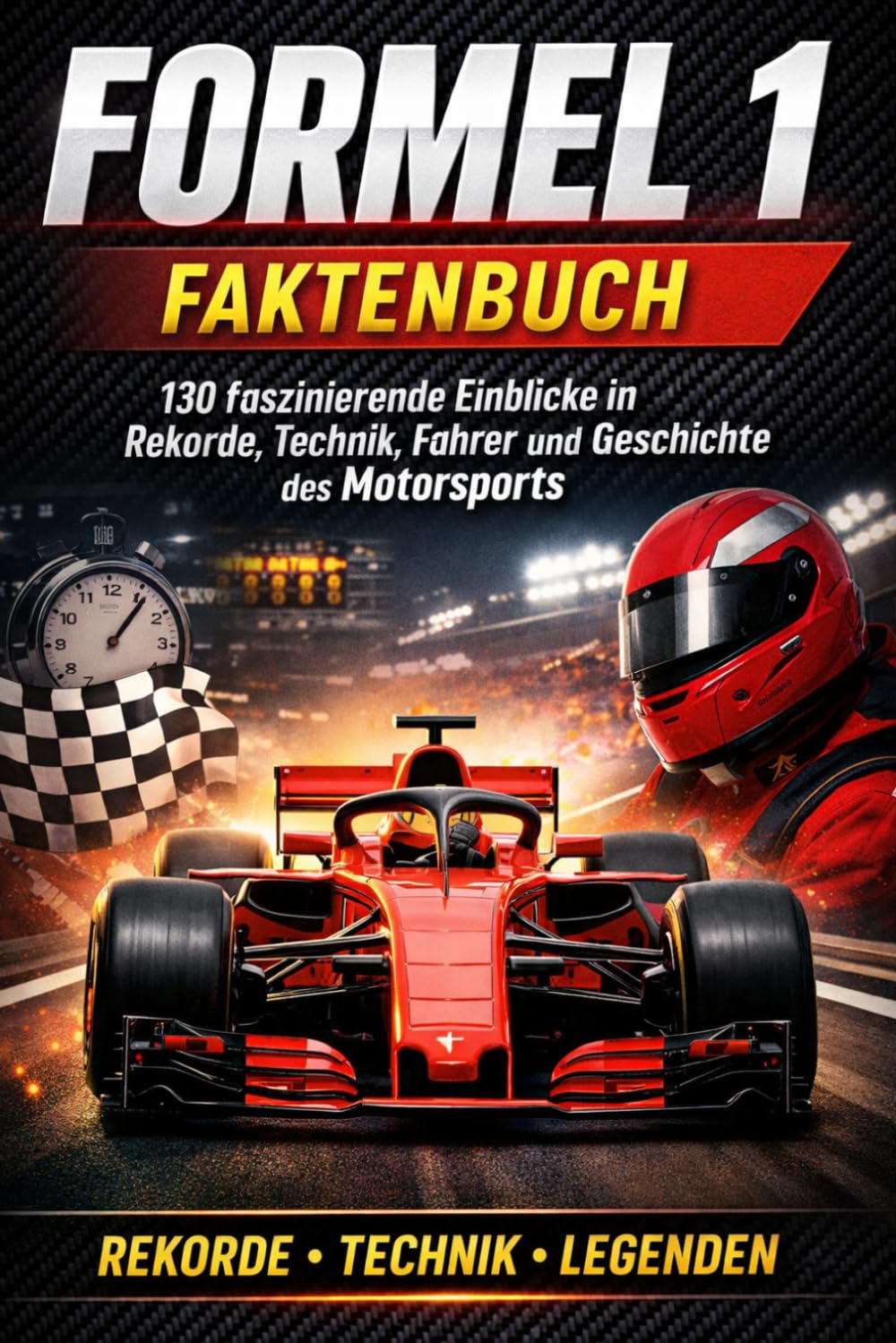 Formel 1 Faktenbuch: 130 faszinierende Einblicke in Rekorde, Technik, Fahrer und die Geschichte des Motorsports