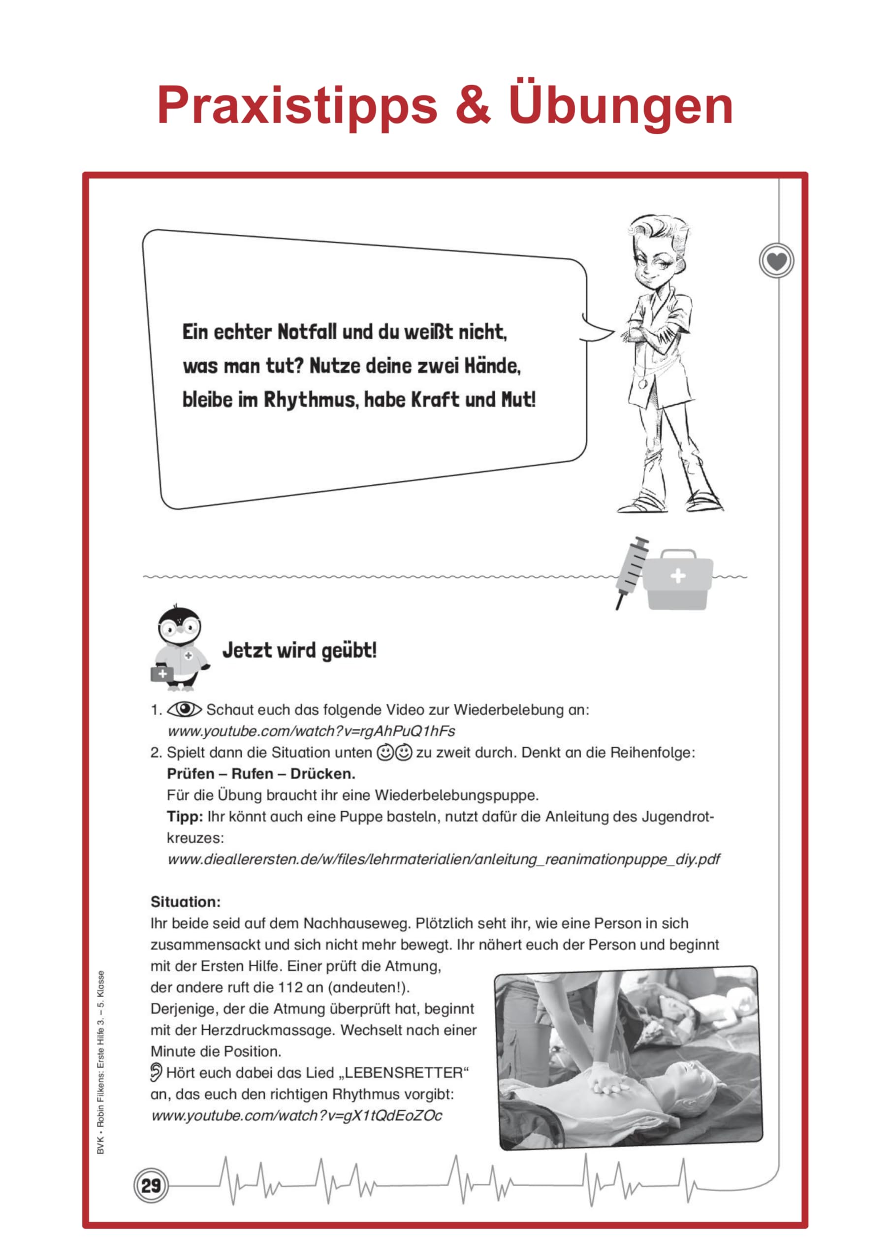 Erste Hilfe macht Schule: mit Praxistipps von Doc Caro | 3. bis 5. Klasse (Erste Hilfe mit Doc Caro, Band 2) | für Grundschule & Sekundarstufe I