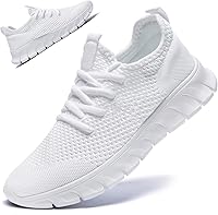 RJYWGS Men's Women's Slip-On Running Shoes Lightweight Breathable Mesh Sneakers for Walking Gym Tennis
