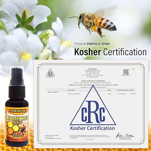 Miniatura 4 de Dr.K&C HNHusa Premium Propolis Spray Alivio del Dolor de Garganta 1.0 fl oz Antioxidante Sistema Inmunológico Apoyo Calmante Natural Abeja Miel