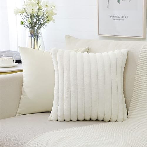 Miniatura 3 de OTOSTAR Juego de 4 fundas de almohada de terciopelo suave y sólidas, modernas y lujosas hojas doradas, fundas de almohada decorativas doradas para