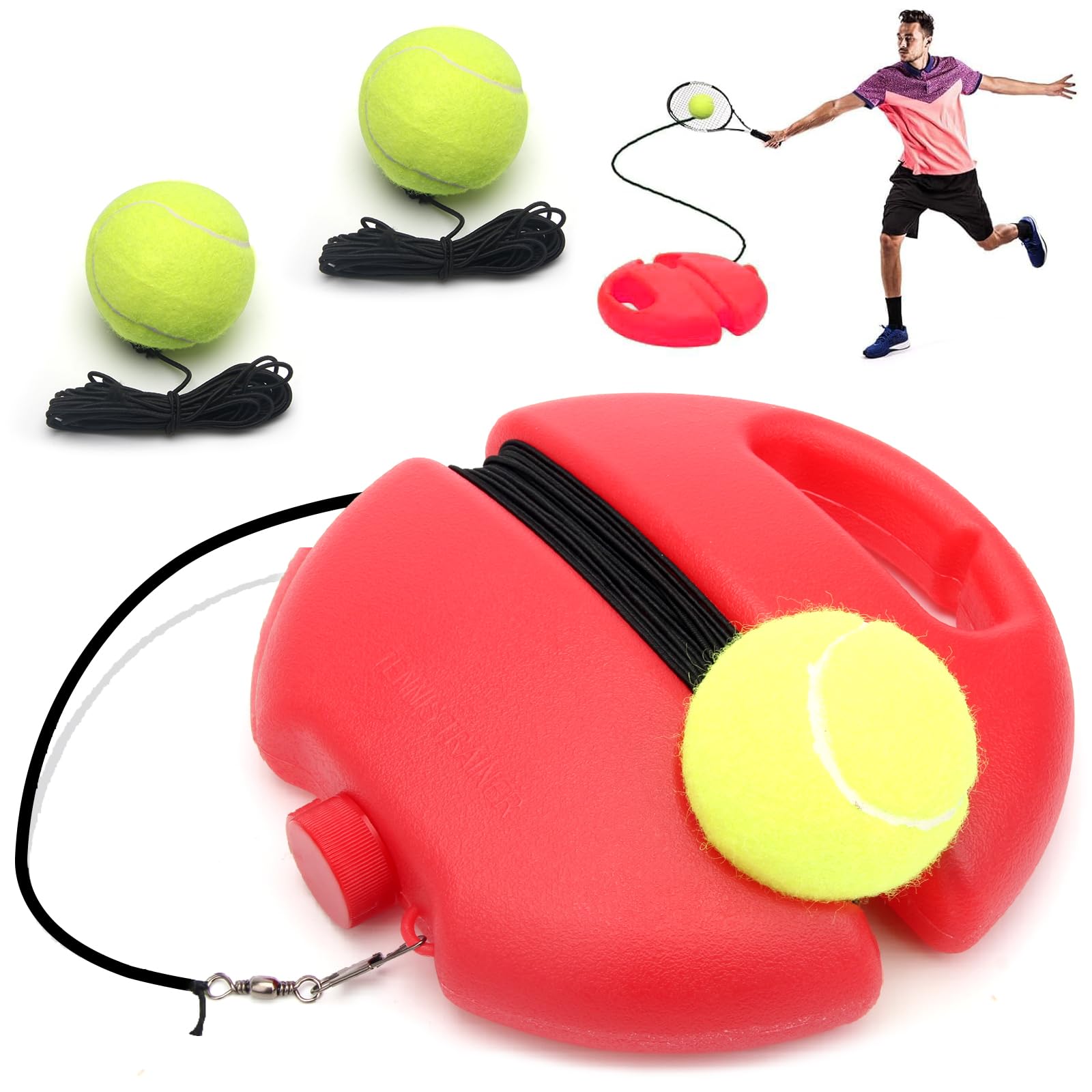 ❗️テニストレーナー ‼️ソロテニストレーナー Amazon | cukulifeテニストレーナーセット テニス 練習器具 ソロテニス