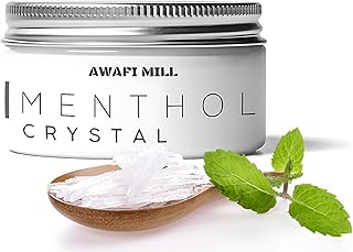 Menthol Crystal - Pure and Refreshing Crystals for Aromatherapy (Bottle of 56 gram / 2 Oz)