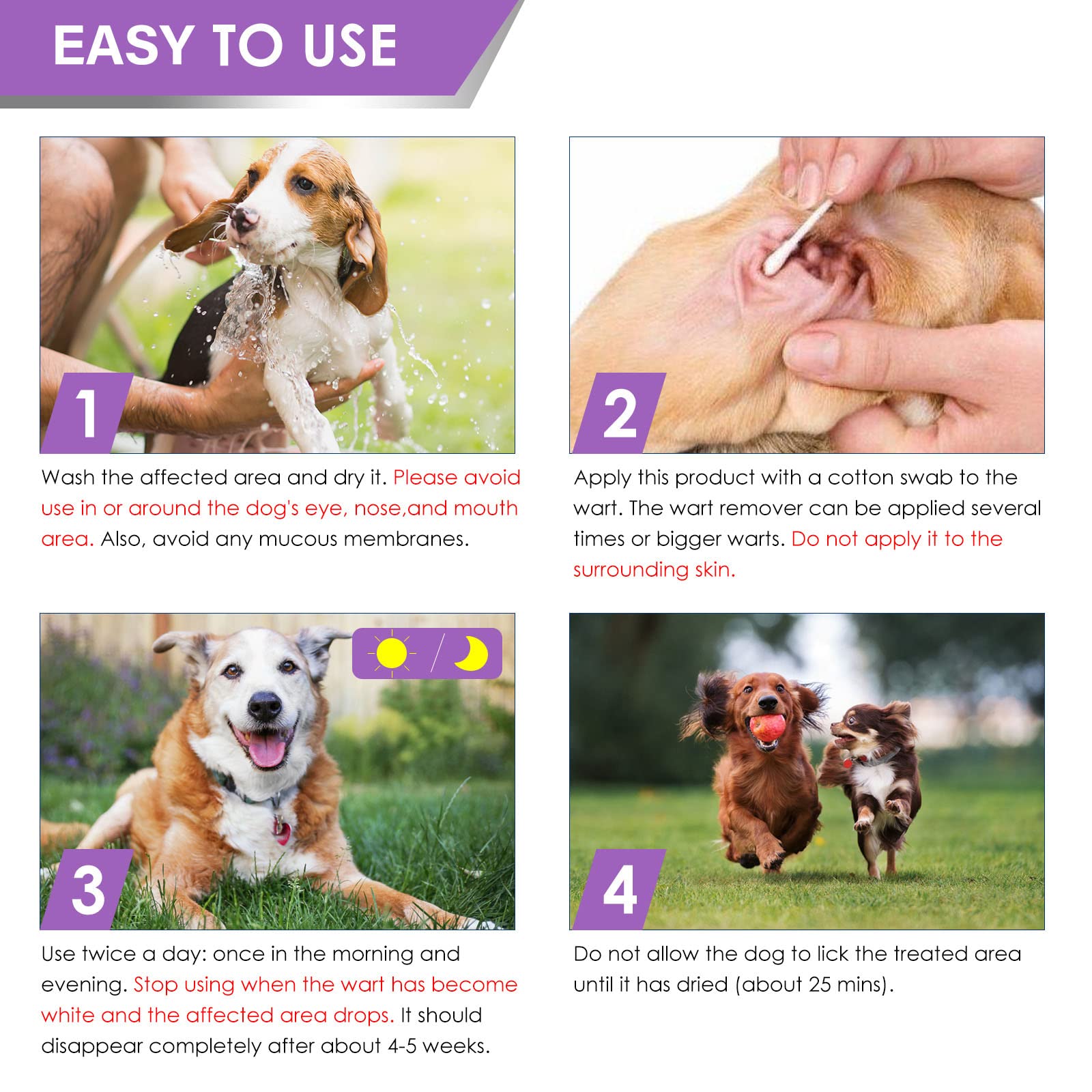 Vifycim Dog Wart Remover Rapidly Eliminates Dog Skin Tag Wart