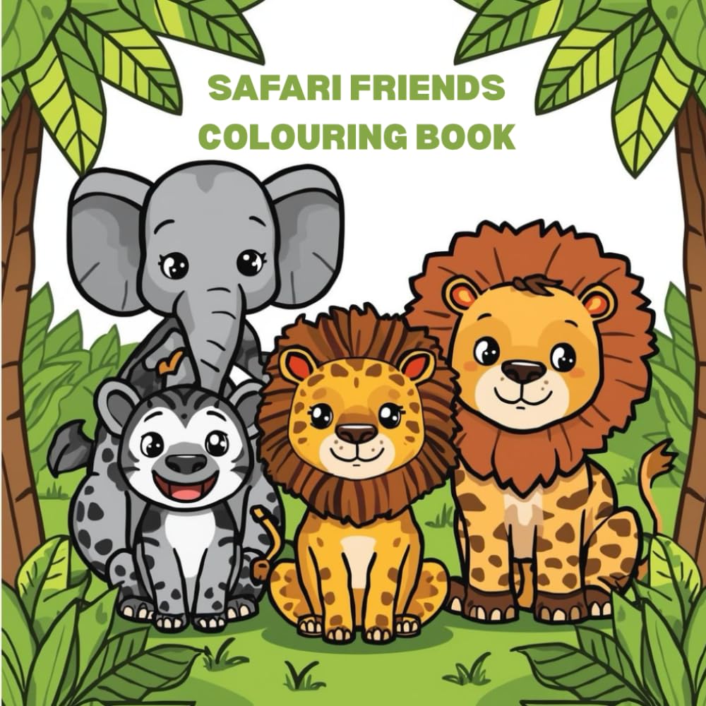 Safari and Friends Coloring Book