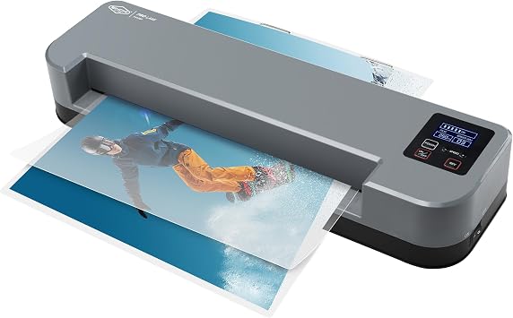 SINCHI A3 Thermal Laminator & Foil Applicator | 4-Roller, LCD Display, 55s Warm-Up, Min. 16 Seconds per Page | 75 250 Micron, ID to A3 Poster | Micro-Adjustable | for Office, School, Home, and Crafts