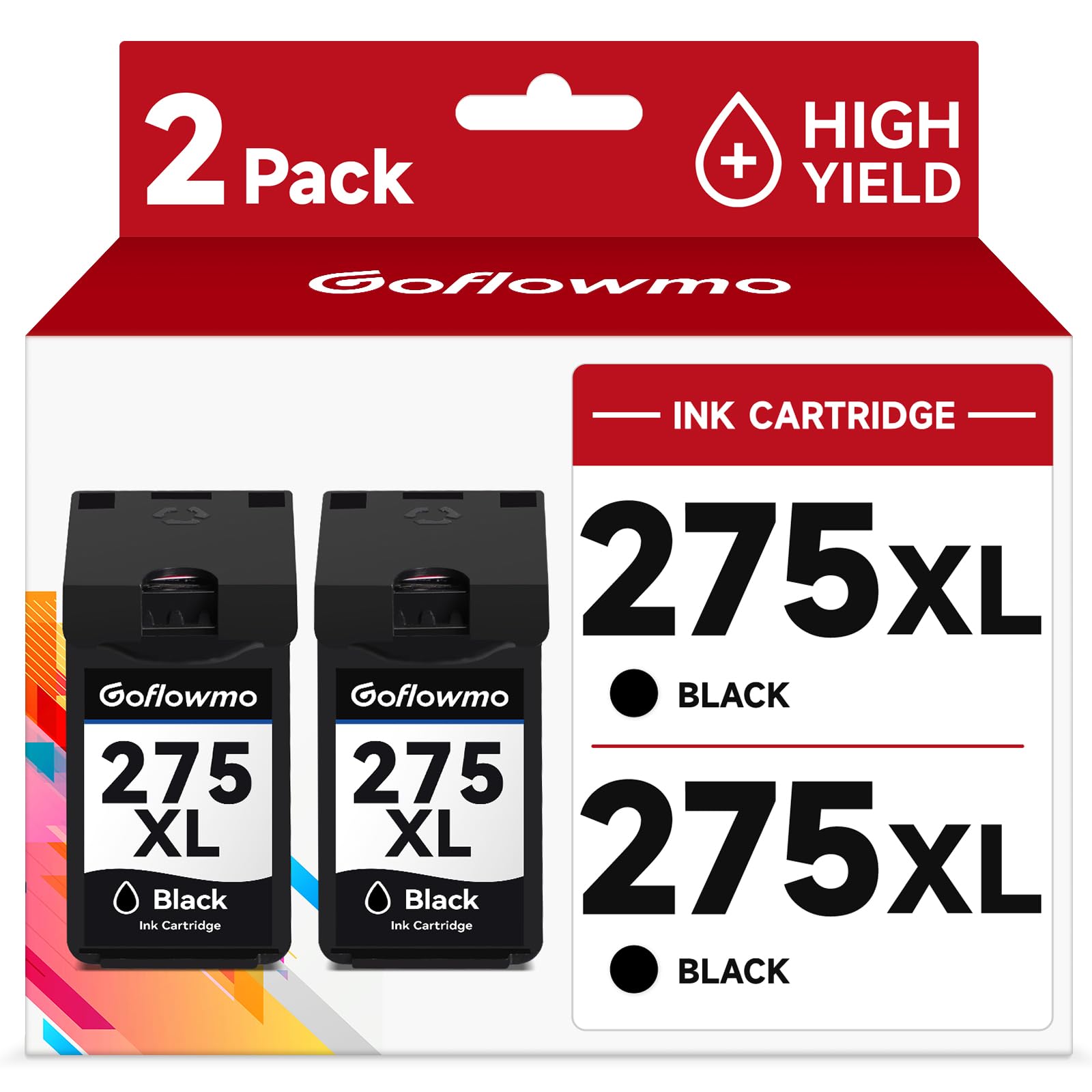 275XL PG-275XL Black Ink Cartridge Replacement for Canon 275 275XL PG-275 PG275XL Black Ink High Capacity compatible for PIXMA TR4720 TR4700 TR4722