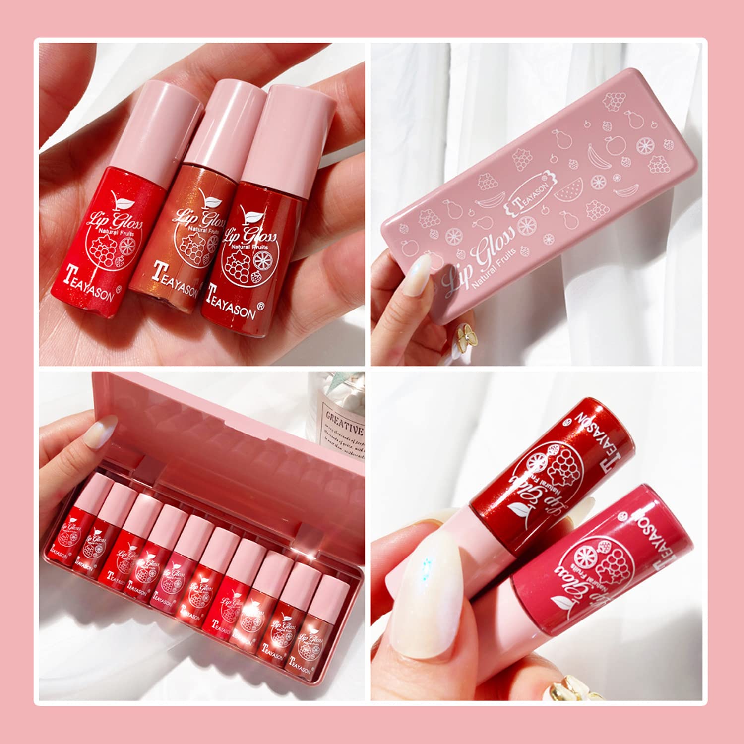 Amazon.com : Yasovigi Korean Lip Tint Stain Set, 10 Colors Gloss