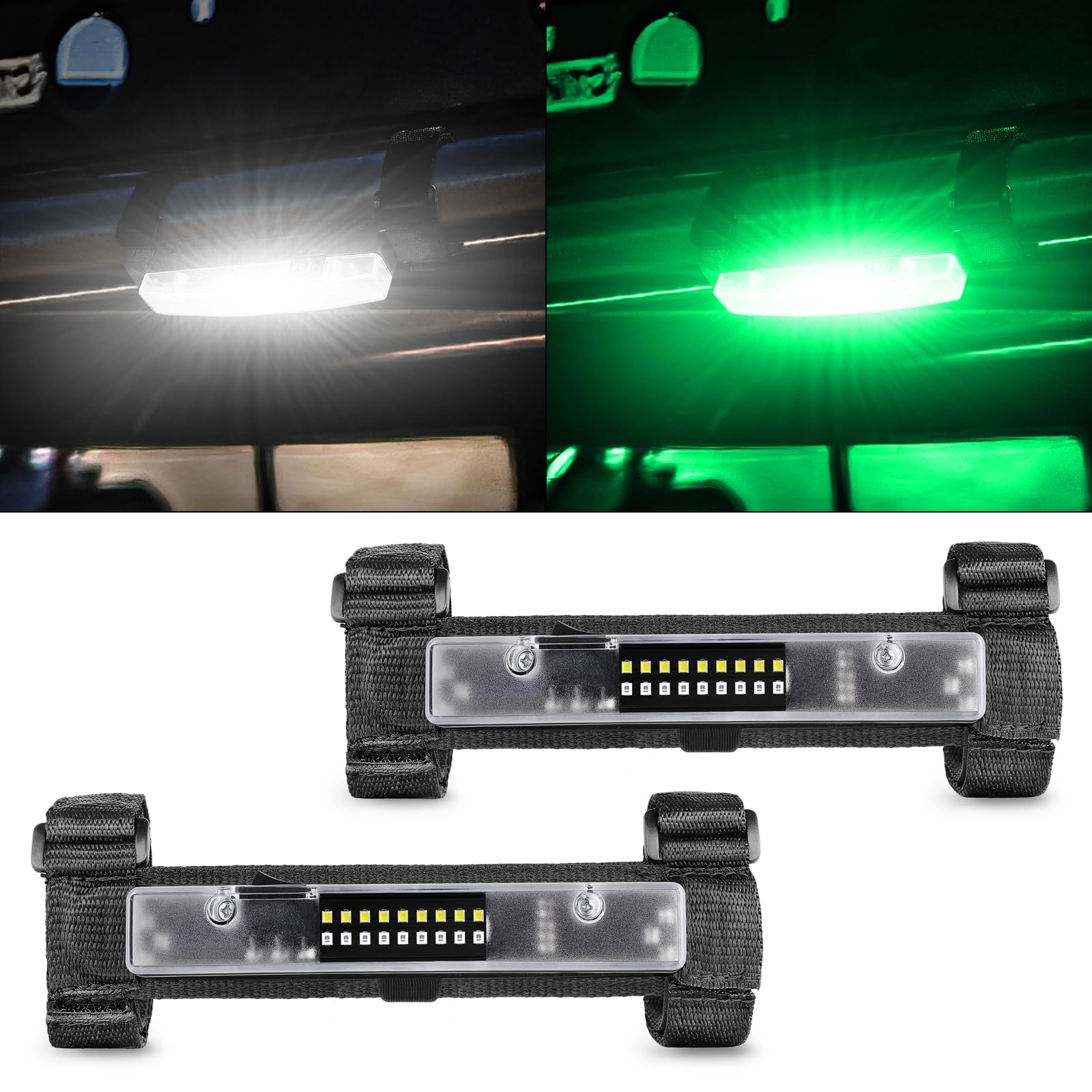 Luces de cúpula para interior de UTV sin cables para iluminar cabinas RZR 8
