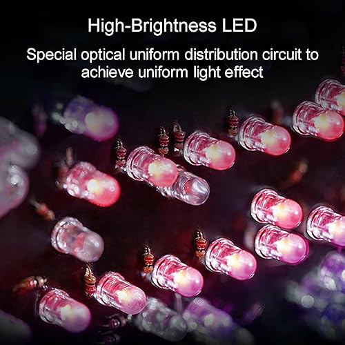 Miniatura 2 de Semáforo LED industrial de 7.874 in (8 pulgadas), 3 luces rojas, amarillas, verdes, luz de señal de tráfico para PC impermeable IP65, luz de