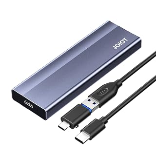 JOIOT SSD Enclosure USB C 10Gbps M.2 NVMe SSD Enclosure to USB Adapter USB 3.2 Gen 2 Aluminum Alloy SSD External Enclosure for M & M+B Key NVMe SSD 2230/2242/2260/2280 - Amazon product rated Grade A