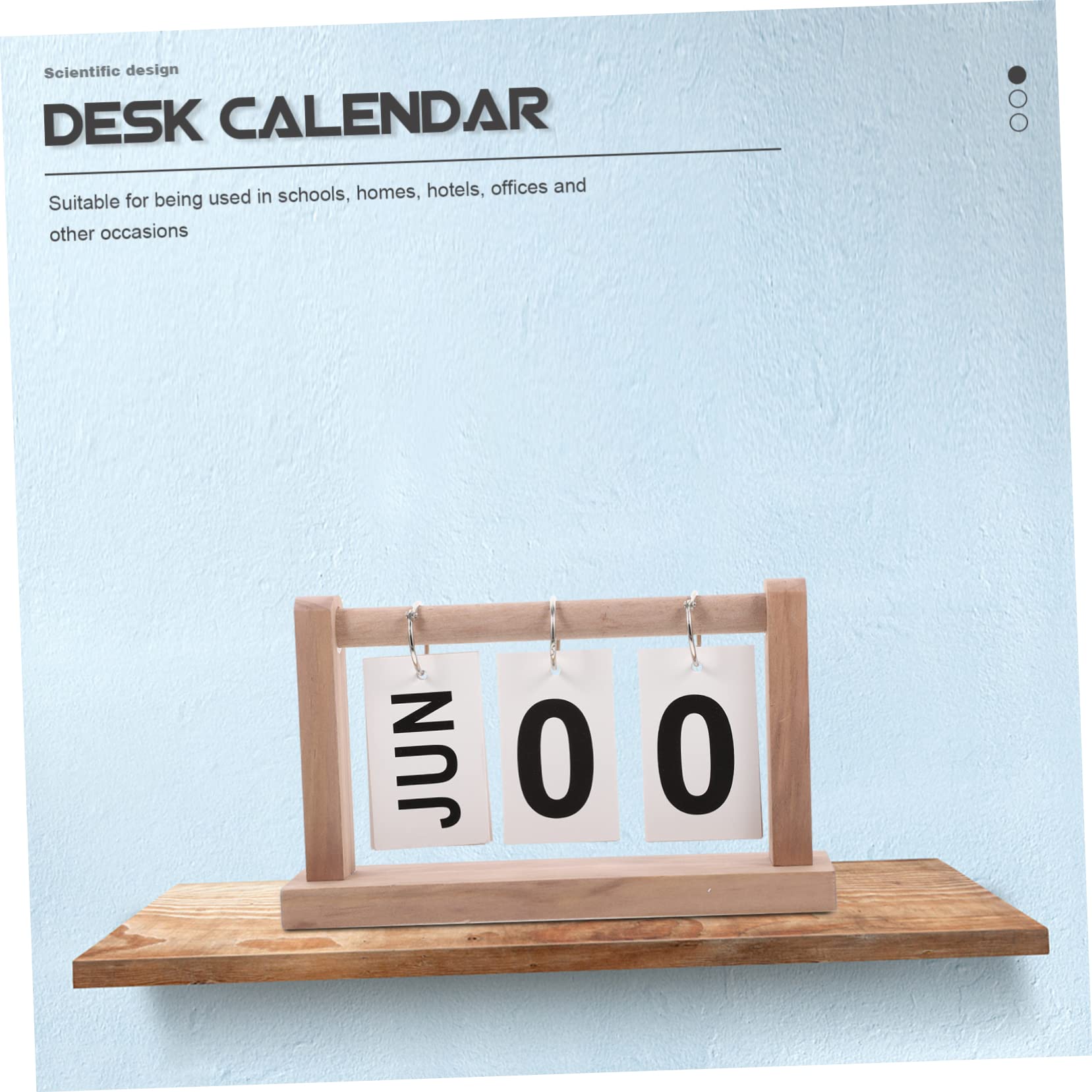 SEWACC 5 Piezas baratijas de calendario accesorios para escritorio calendario de escritorio decoración oficina decoración calendario perpetuo para calendario de pie