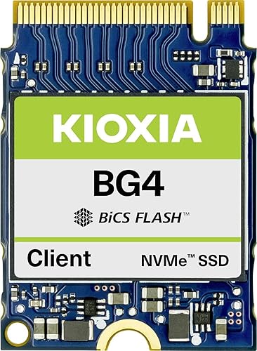 Miniatura 3 de Kioxia SSD 256GB M.2 2230 1.181 in NVMe PCIe Gen3 x4 KBG40ZNS256G BG4 Unidad de estado sólido para Surface Pro Steam Deck Dell HP Lenovo Ultrabook
