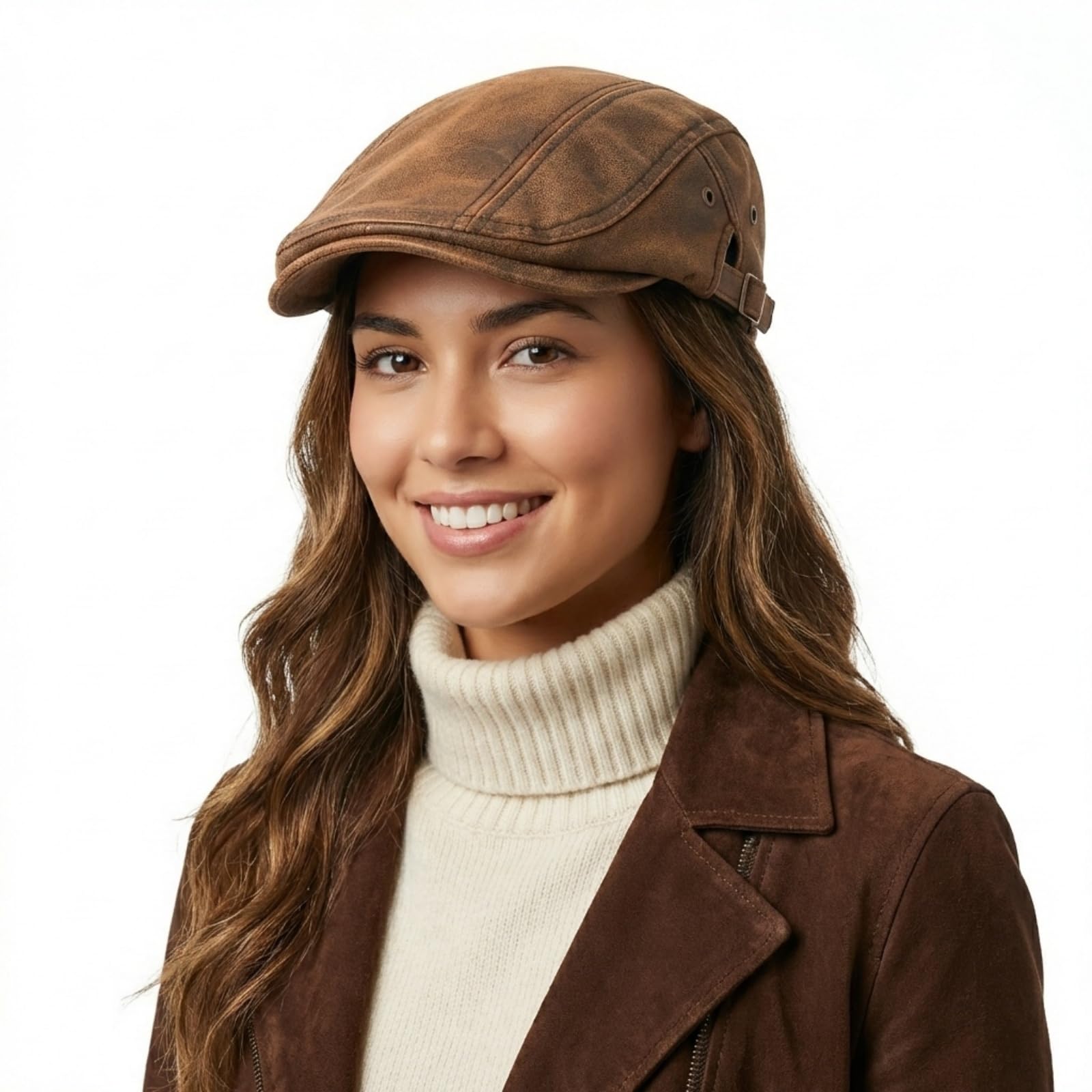 Berretto regolabile da uomo Flatcap Vintage Cabbie Gatsby Newsboy, berretto da uomo per la primavera e l'autunno