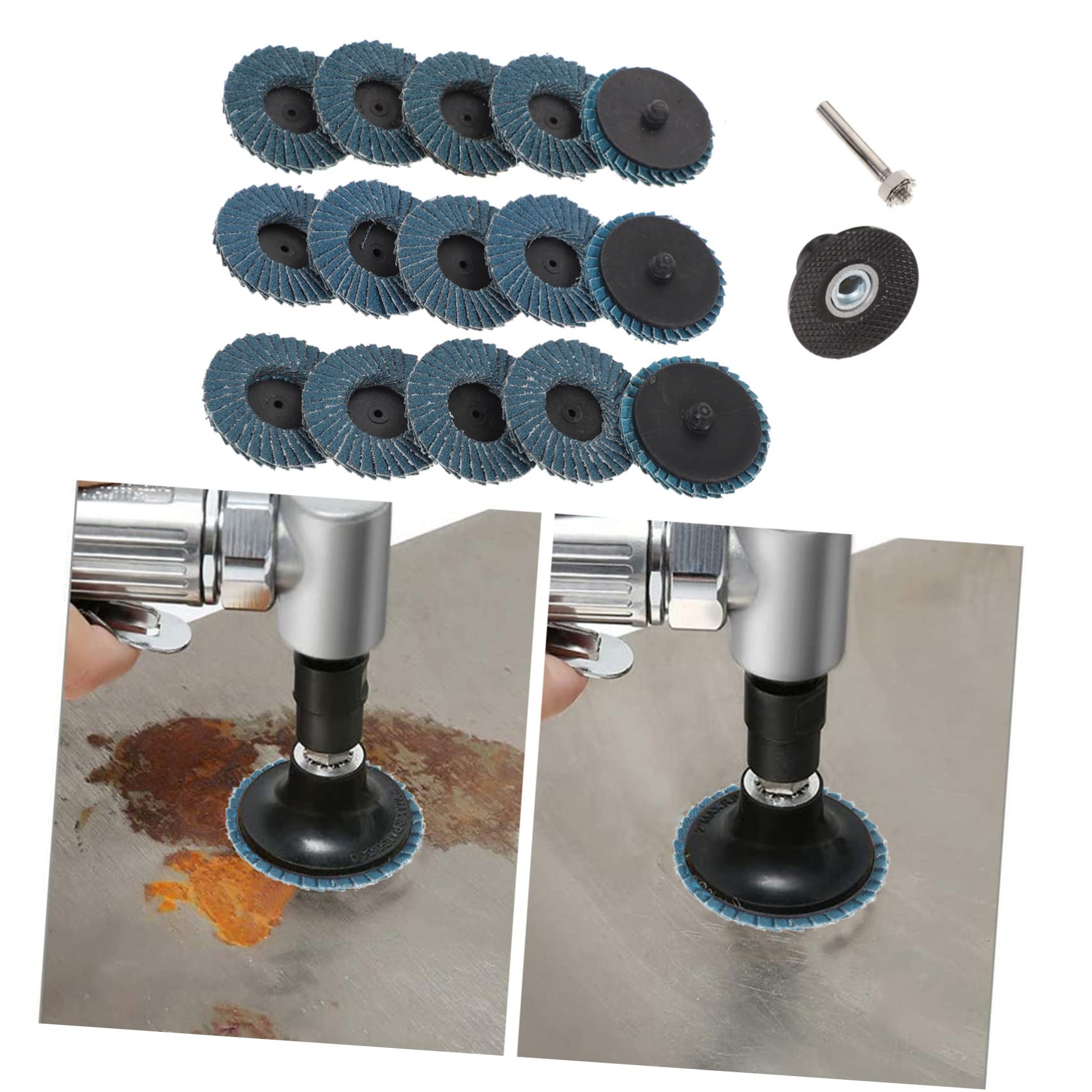 KICHOUSE 1 Set Flap Disc Sanding Grinding Wheel for Angle Grinder Wire Wheel for Angle Grinder