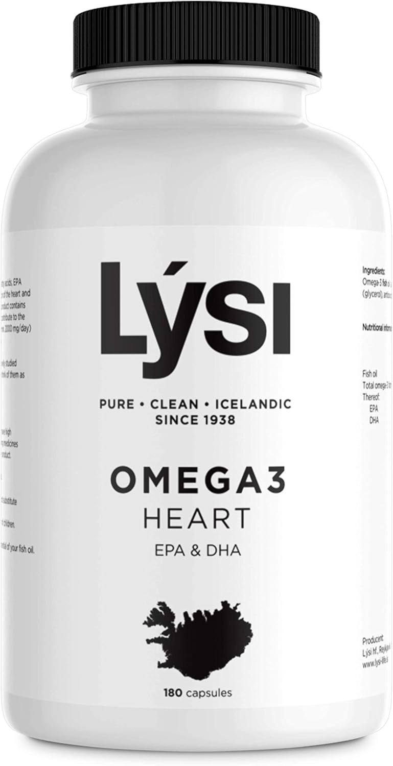 LYSI Omega3 Heart Capsules Premium Omega3 Fish Oil