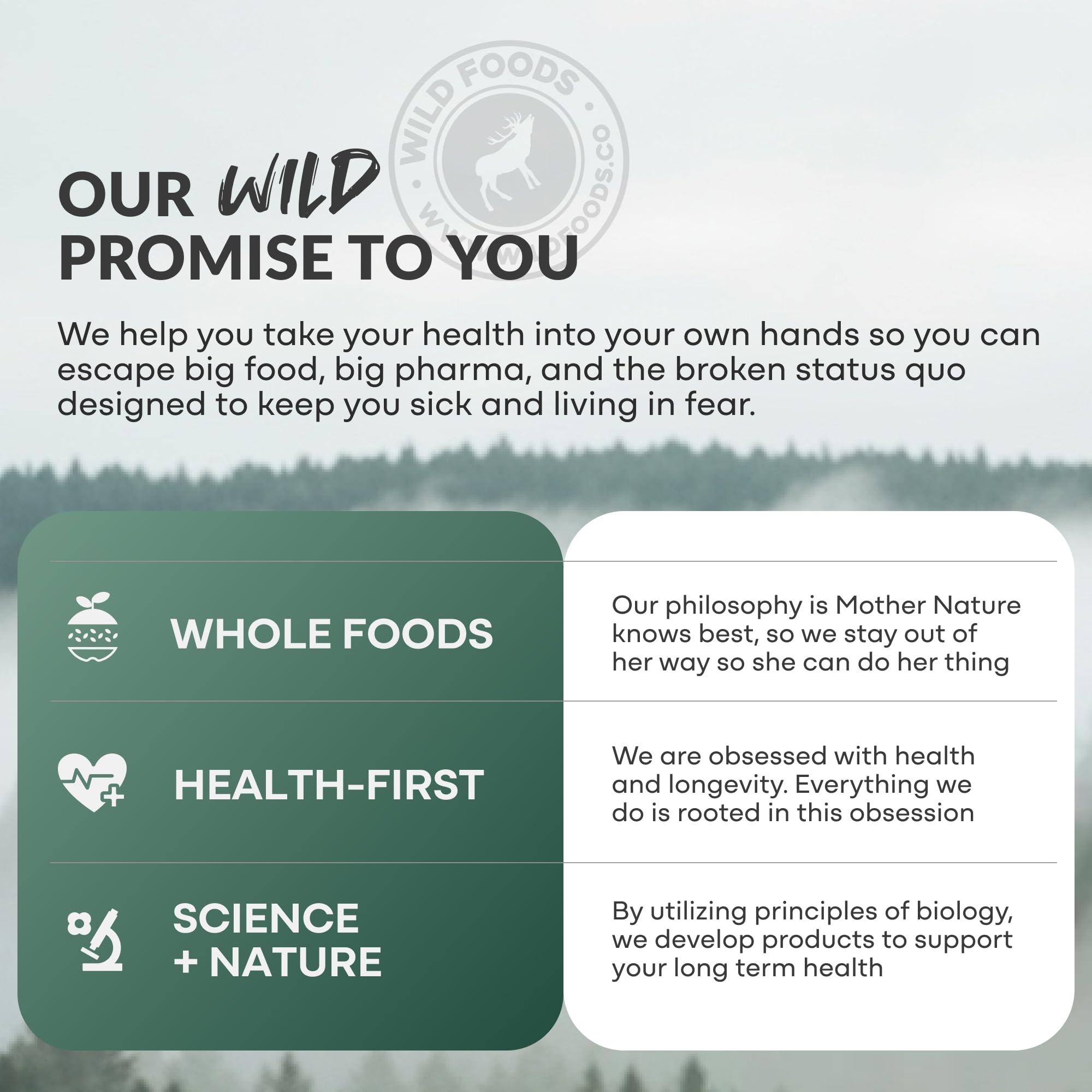 Wild Foods 3 in 1 Magnesium Glycinate L Theanine for Calm Sleep & Muscle Relaxation - Glycinate, Malate, Taurate - 100% Natural Magnesium Complex for Women and Men - 60 Capsules — Amazon image 8