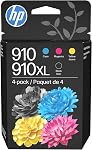HP 910 / 910XL (3JB41AN) Cartouches d'encre (Cyan Magenta jaune noir) 4-Pack dans l'emballage de détail