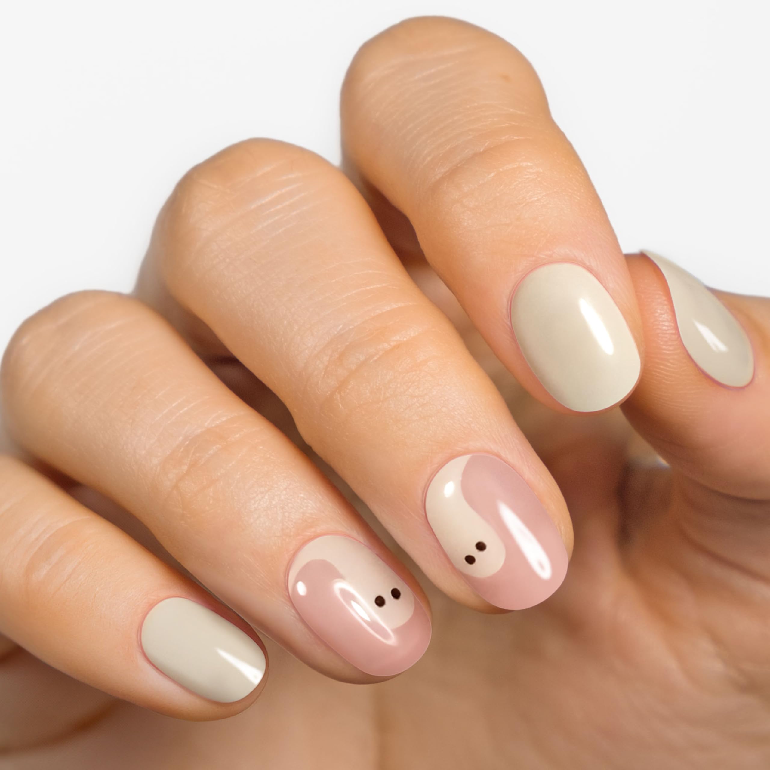 MOYOU LONDON Semi Cured Gel Nail Strips - 20 Pcs. Nail Wraps for Salon-Quality Manicure - Works with Any UV Nail Lamp - Easy to Apply, Trim, & Remove Gel Nail Stickers - Image 2