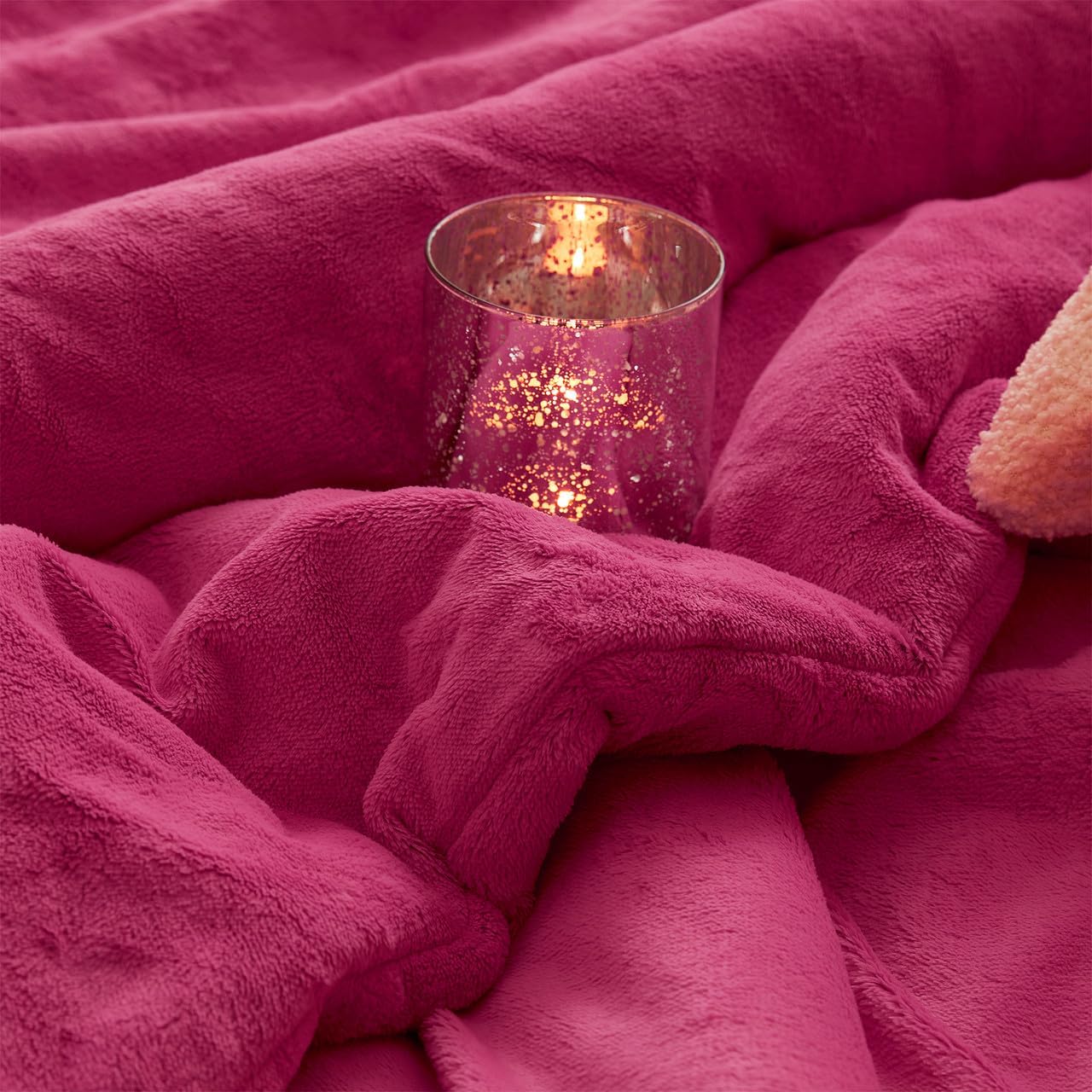 Byourbed Neon Nights - Coma Inducer® Oversized King Comforter Set - Neon Pink
