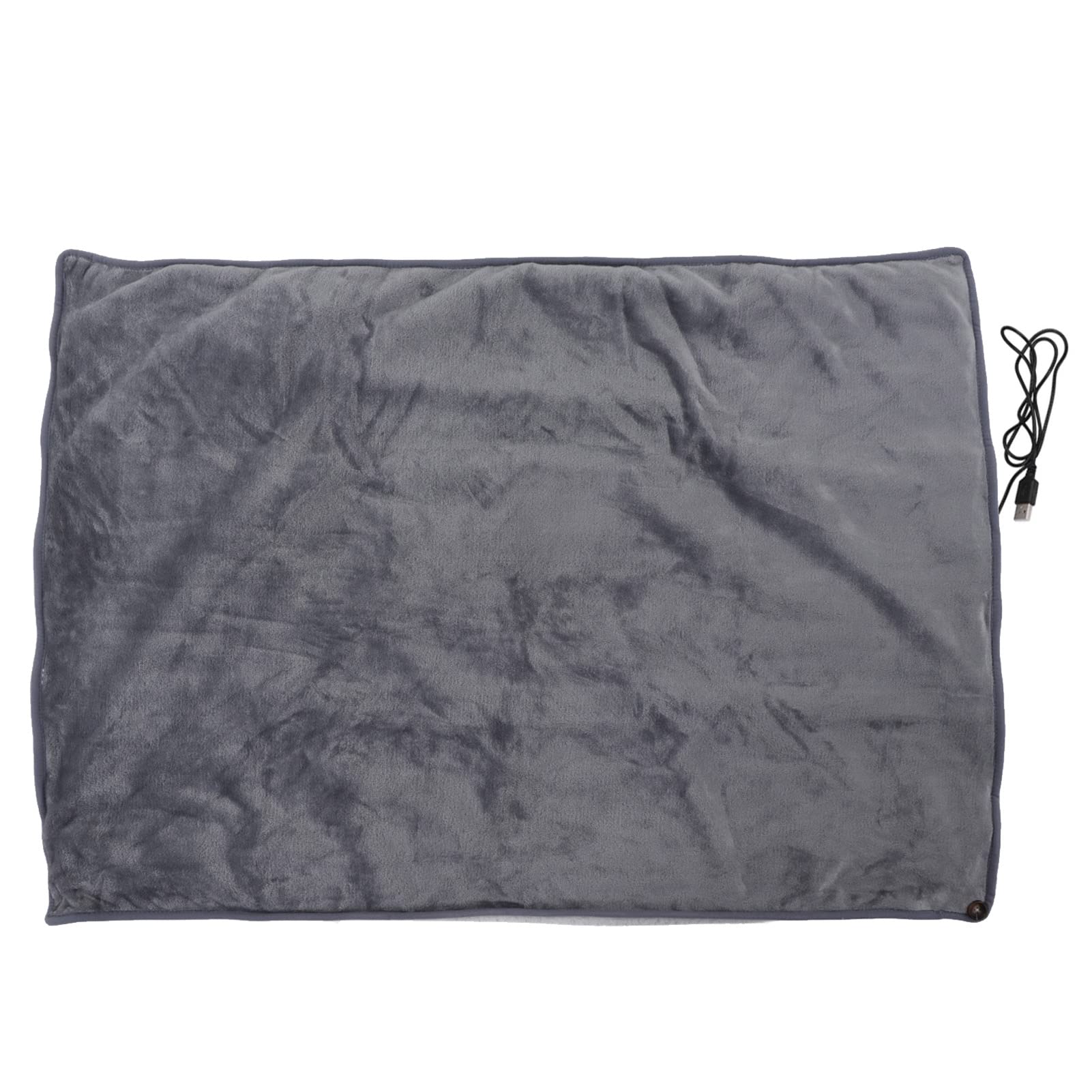 Jeanoko Coperta Riscaldata Elettrica Coperta Riscaldante USB in Flanella Morbida 55 ℃ per Auto da Casa Portatile 39,4x27,6 Pollici