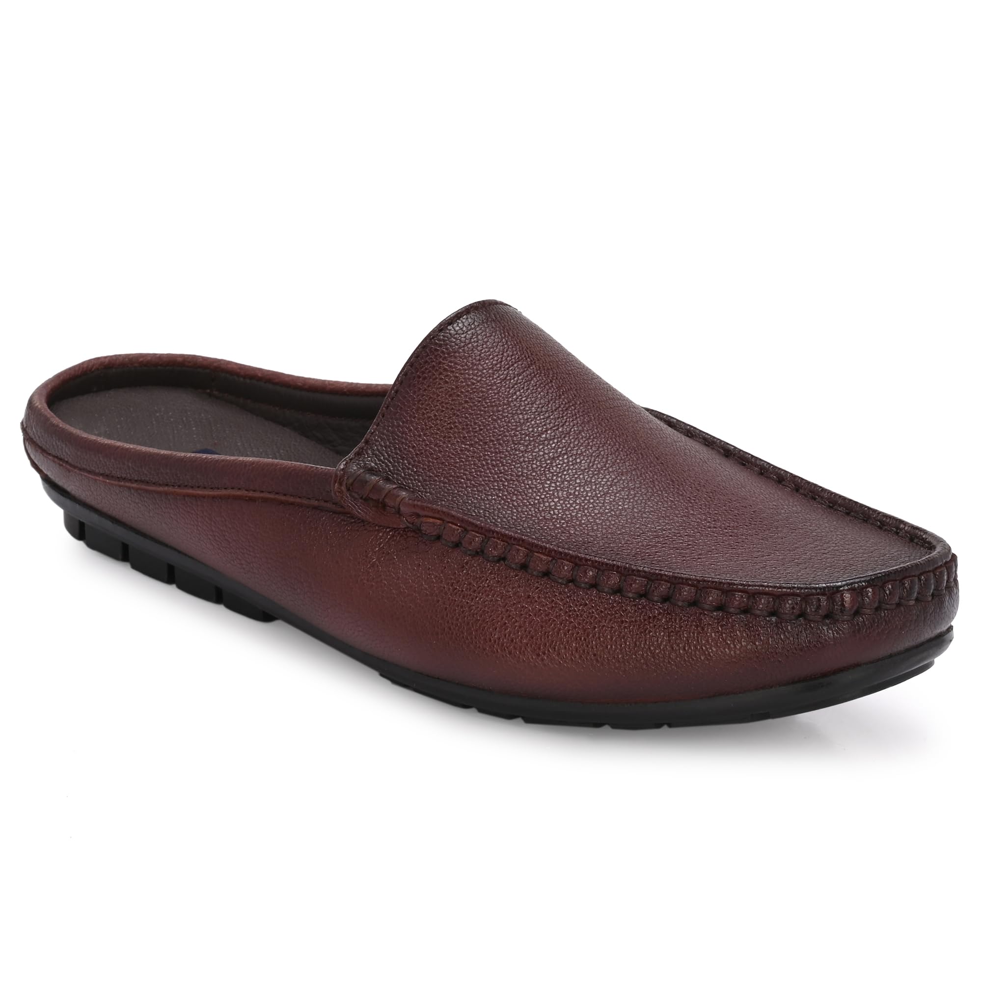 egoss Comforts Premium Genuine Leather Mule Casual Shoes for Men (Cherry-8)-L-1935 (B0CQVJP7D2) Amazon Price History, Amazon Price Tracker