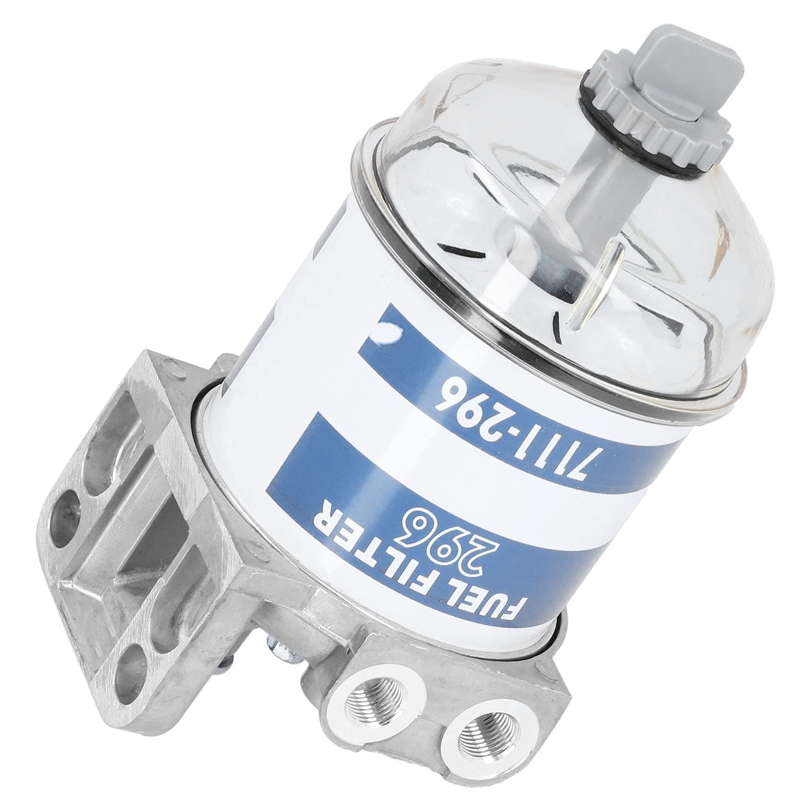 Fydun Conjunto de Filtro de Combustible 2656615、7111‑296 Repuesto de Aleación de Aluminio Apto para Ferguson 133135140145165168175178