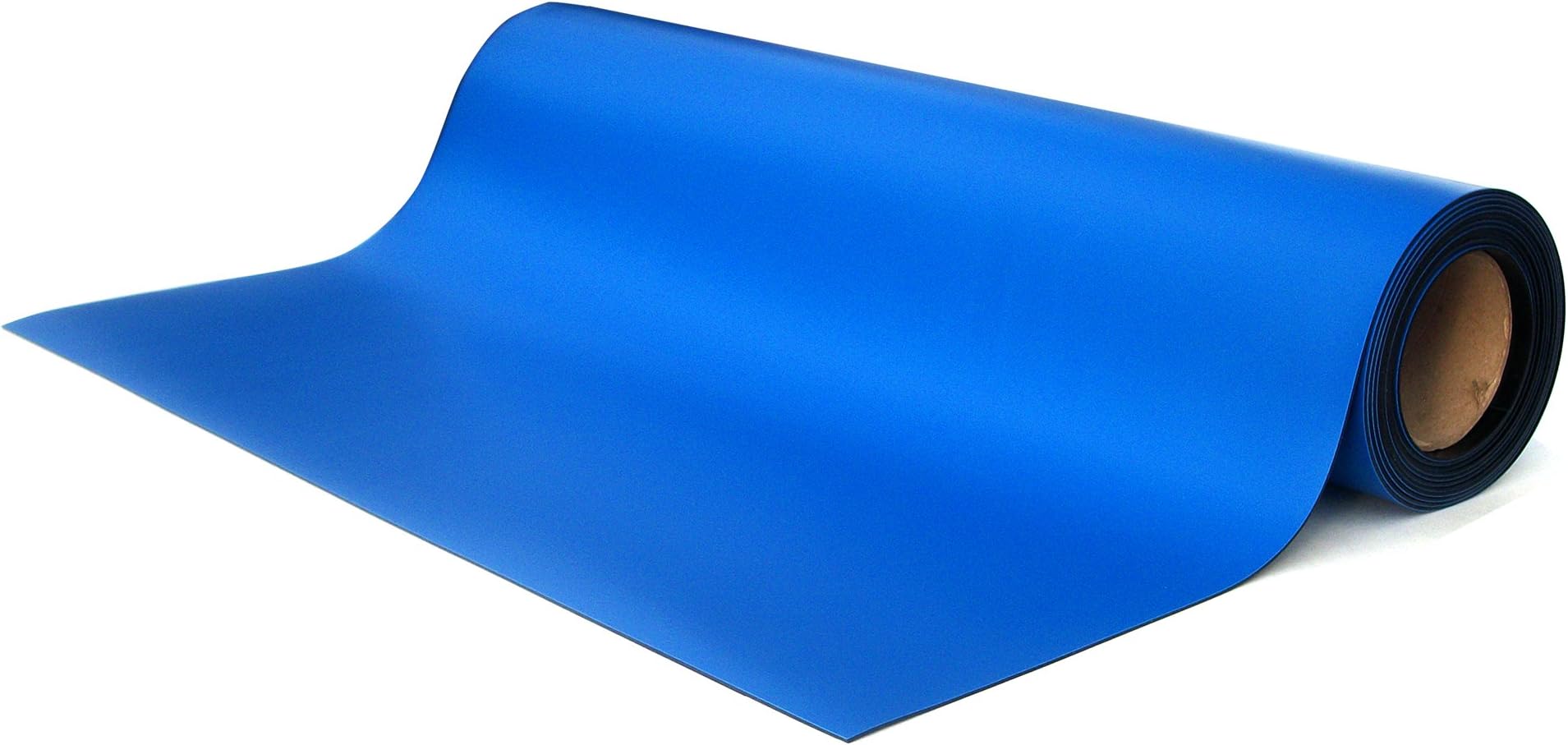 ESD 2 Layer Smooth Rubber Work Surface Mat 36" x 50' Roll - Royal Blue