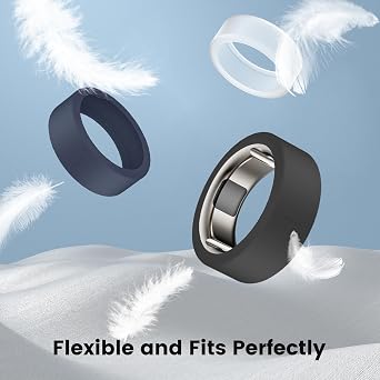 10 Pack Ring Cover for Oura Ring Gen 4 / Ceramic Oura Ring Gen 3 | Anti-Scratch Elastic Silicone Oura Ring Protector Case for Men Women Workout Gym