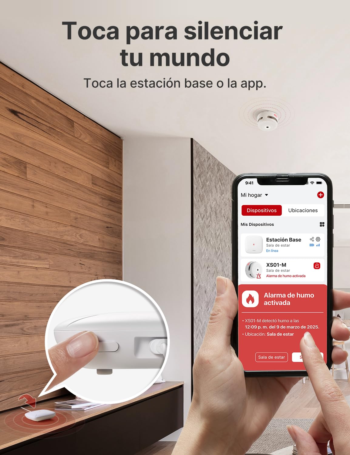 X-Sense Estación Base para X-Sense Home Security Casa Inteligente, Hub Compacto de Sistema de Alarma, Requiere Wi-Fi 2.4 GHz, Botón de Silencio/Vinculación 2 en 1, SBS50 | Hub compacto para monitoreo y control remoto; botón 2 en 1 para silenciar y emparej