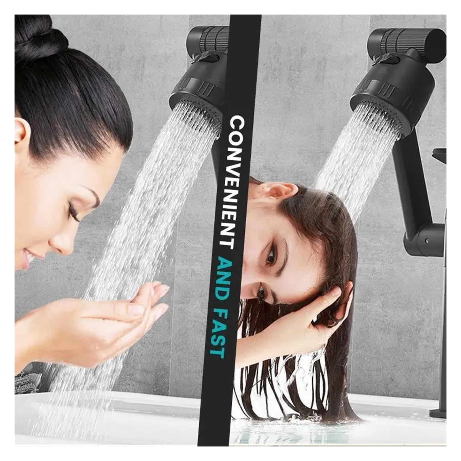 Braccio robotico per rubinetti Rubinetto Girevole Universale A 360 Gradi Braccio Robotico Estensione Girevole Rubinetto For Lavabo Aeratore Rubinetto For Lavello Della Cucina 2 Modalità Extender Facil