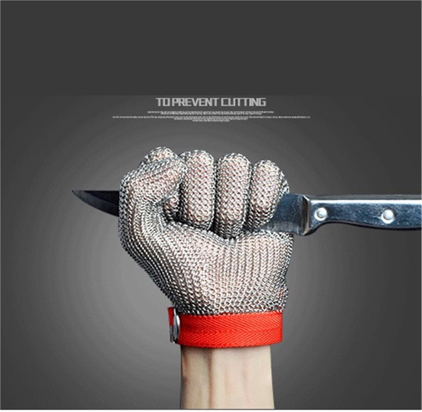 Guantes Anticortes, Guantes resistentes a cortes, guantes de malla de alambre, guantes de metal resistentes a motosierras, guantes de hierro | L