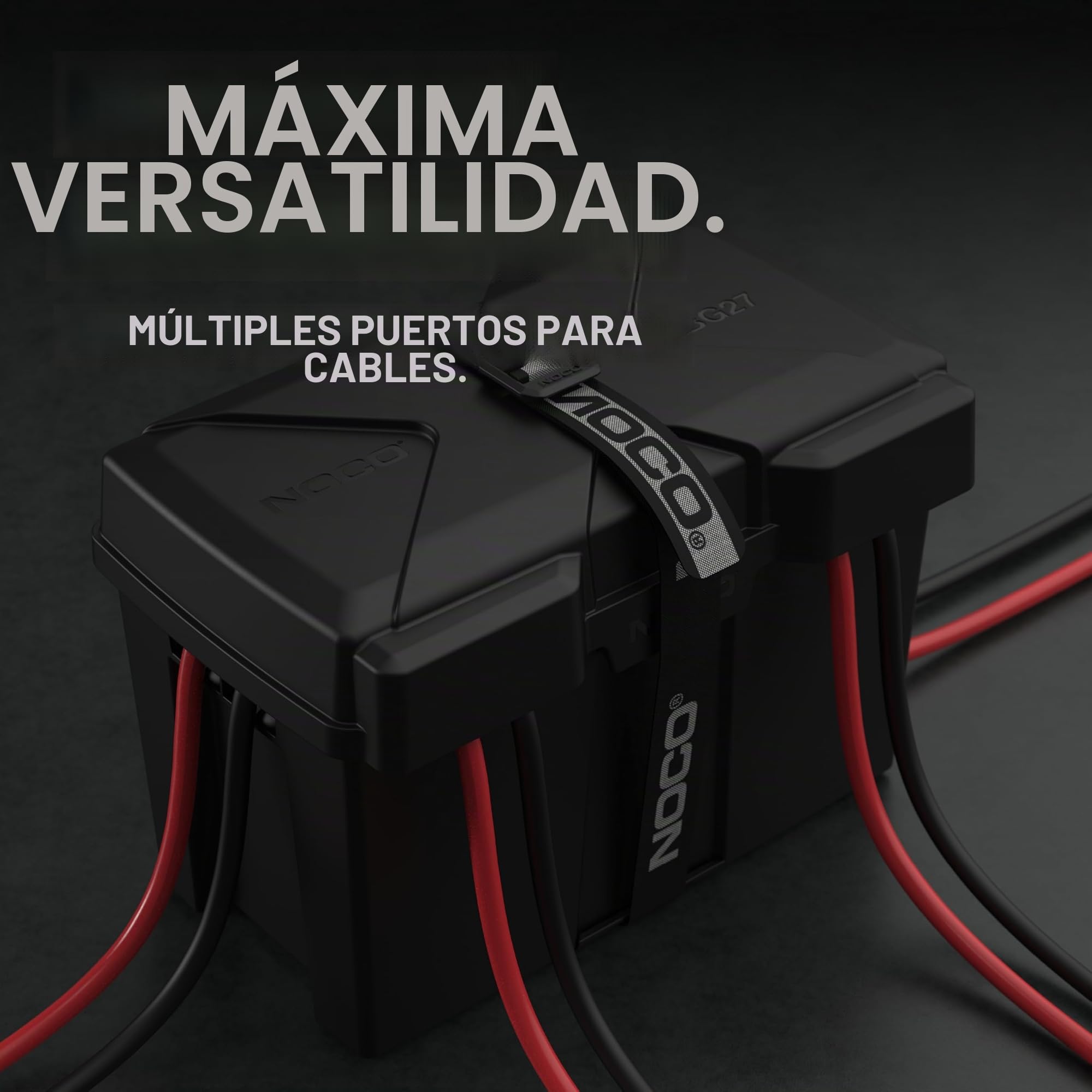 NOCO Snap-Top BG27 Caja de batería, grupo 27, caja de batería de 12 V para baterías marinas, automoción, RV, barco, cámper y remolque de viaje